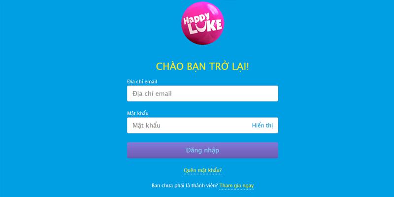 Cách thức đăng nhập Happyluke chi tiết cho người chơi