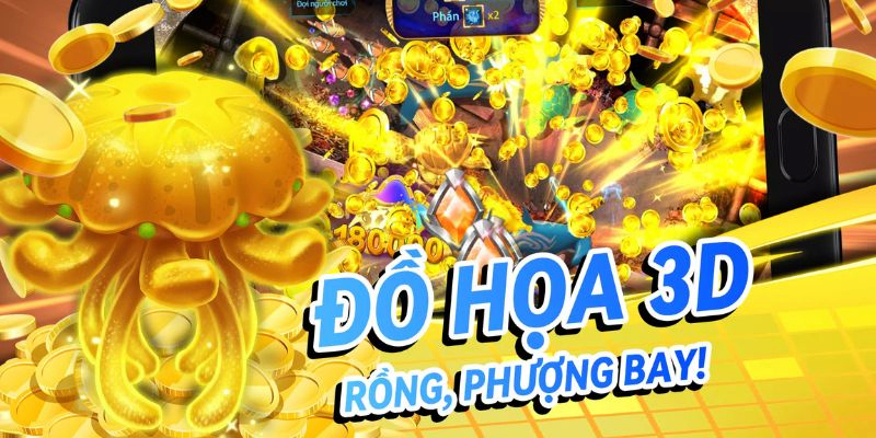 Game Bắn cá Thần Rồng có phòng cược đa dạng